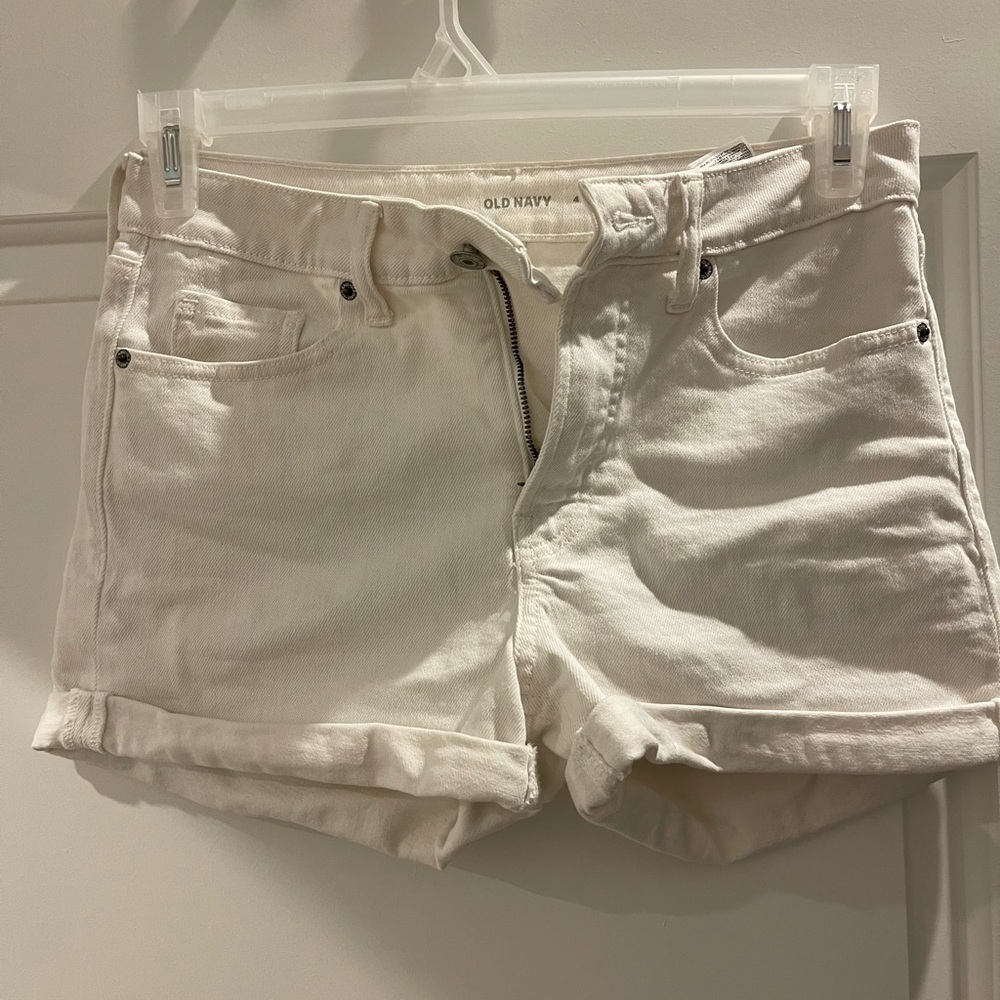 Old Navy Women's Cream Jean Shorts